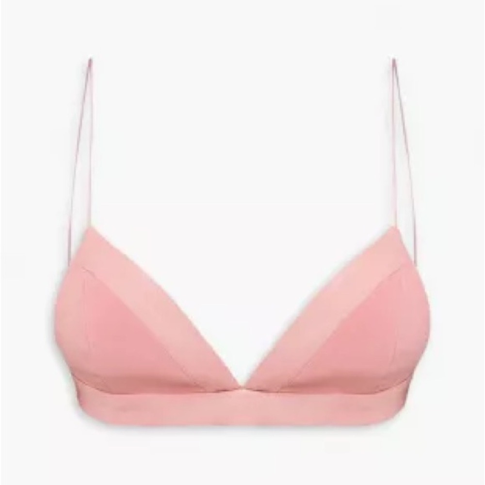 Alex Perry Blush Satin Bralette - Picture 3 of 8